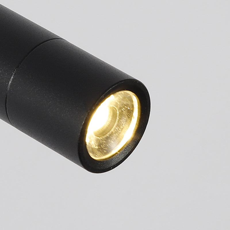 Modern Minimalist Iron Round Flexible Bend Tube LED Reading Lamp Wall Sconce Lamp for Bedroom