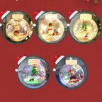 Contemporary Creative Christmas Tree Snowman LED Decoration String Lights For Living Room