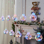Contemporary Creative Christmas Tree Snowman LED Decoration String Lights For Living Room