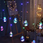 Contemporary Creative Christmas Tree Snowman LED Decoration String Lights For Living Room