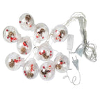 Contemporary Creative Christmas Tree Snowman LED Decoration String Lights For Living Room