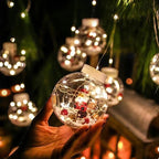 Contemporary Creative Christmas Tree Snowman LED Decoration String Lights For Living Room