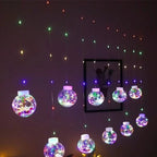 Contemporary Creative Christmas Tree Snowman LED Decoration String Lights For Living Room