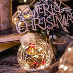 Contemporary Creative Christmas Tree Snowman LED Decoration String Lights For Living Room