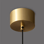Minimalistic Round Cylinder Iron LED Pendant Light for Bedroom