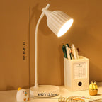 Modern Minimalistic Round Folded ABS LED Table Lamp For Living Room