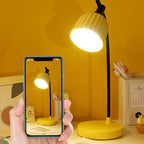 Modern Minimalistic Round Folded ABS LED Table Lamp For Living Room