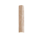 Nordivea Travertine Wall Light | Scandinavian Design | 2-Light | Wood & Travertine