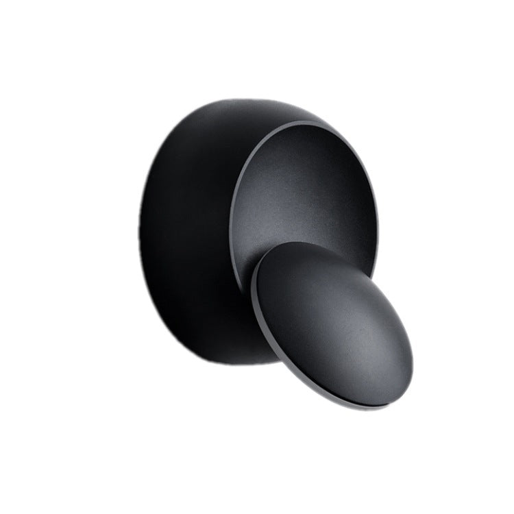Contemporary Nordic Iron Round Eclipse Rotatable LED Wall Light for Nightstand