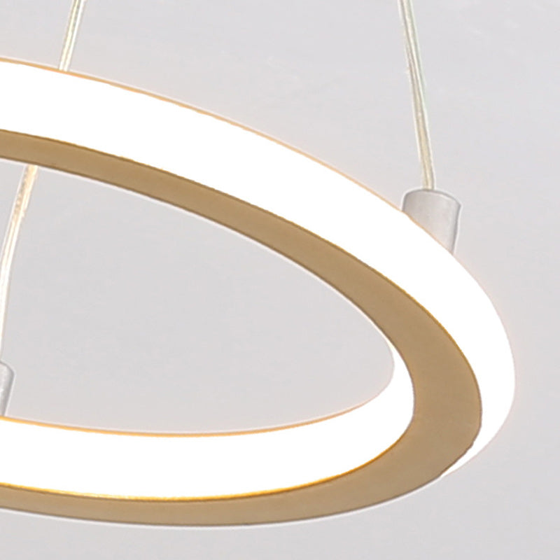 Contemporary Nordic Round Metal Silica LED Semi-Flush Mount Ceiling Light for Corridor
