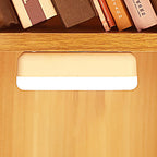 Modern Minimalist Rechargeable Magnetic Suction Cup Plastic Strip Rectangular LED Wall Light Night Light For Studying