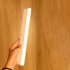 Modern Minimalist Rechargeable Magnetic Suction Cup Plastic Strip Rectangular LED Wall Light Night Light For Studying