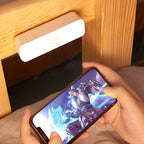 Modern Minimalist Rechargeable Magnetic Suction Cup Plastic Strip Rectangular LED Wall Light Night Light For Studying