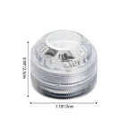 Modern Simplicity waterproof Battery PS round underwater LED landscape lighting outdoor light for outdoor patio