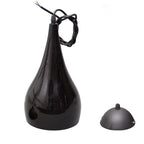 Nordic Iron Wood Aluminum Pumpkin Water Drop 1-Light Pendant Light for Dining Room
