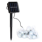 Modern Art Deco Solar Battery Waterproof PVC Rose Romantic Decoration LED String Light For Garden