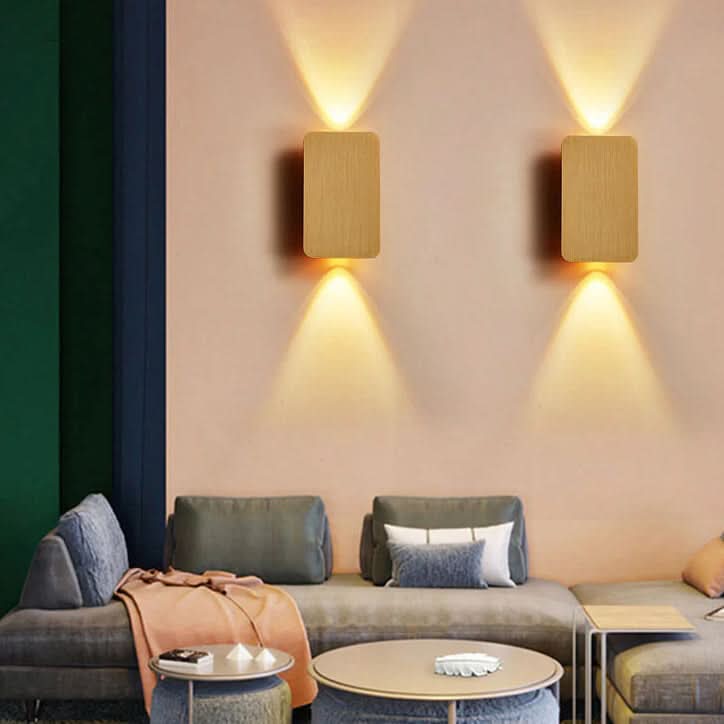 Nordic Minimalist Aluminum Rectangular LED Wall Sconce