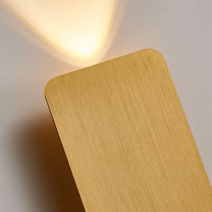 Nordic Minimalist Aluminum Rectangular LED Wall Sconce