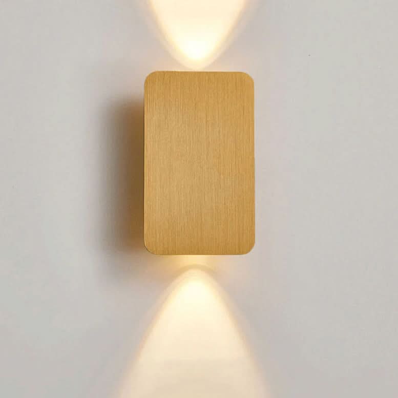 Nordic Minimalist Aluminum Rectangular LED Wall Sconce