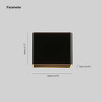 Modern square wall light