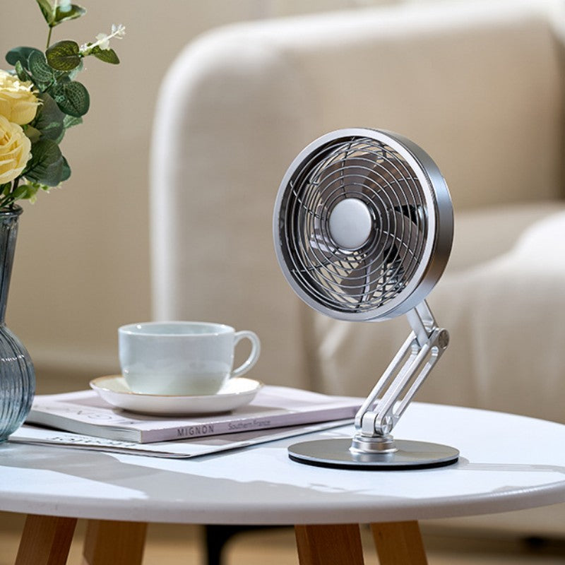Desktop 360¬∞ Rotatable Foldable Metal Mini Fan