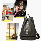 Large Capacity Sport And Fitness Backpack With Wet And Dry Separation