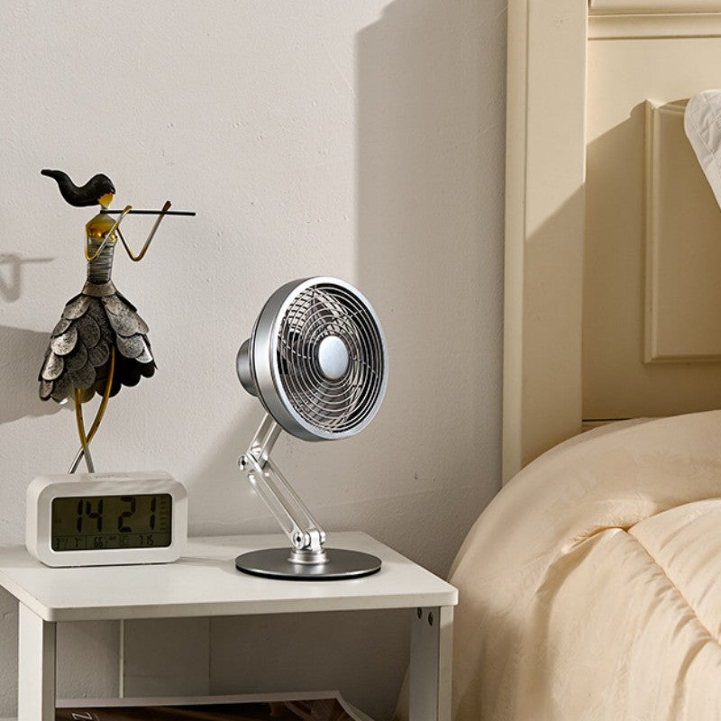 Desktop 360¬∞ Rotatable Foldable Metal Mini Fan