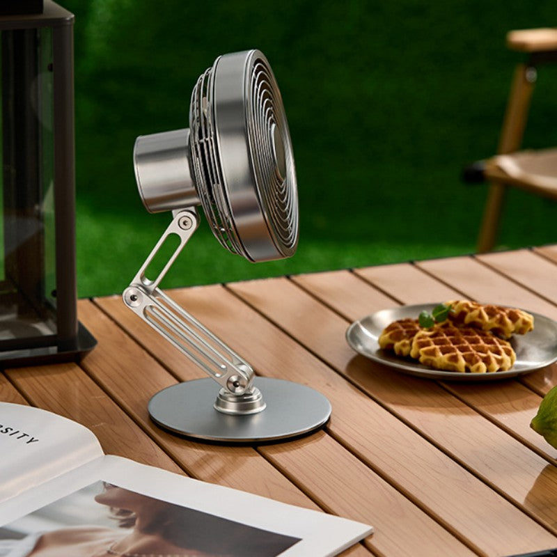 Desktop 360¬∞ Rotatable Foldable Metal Mini Fan