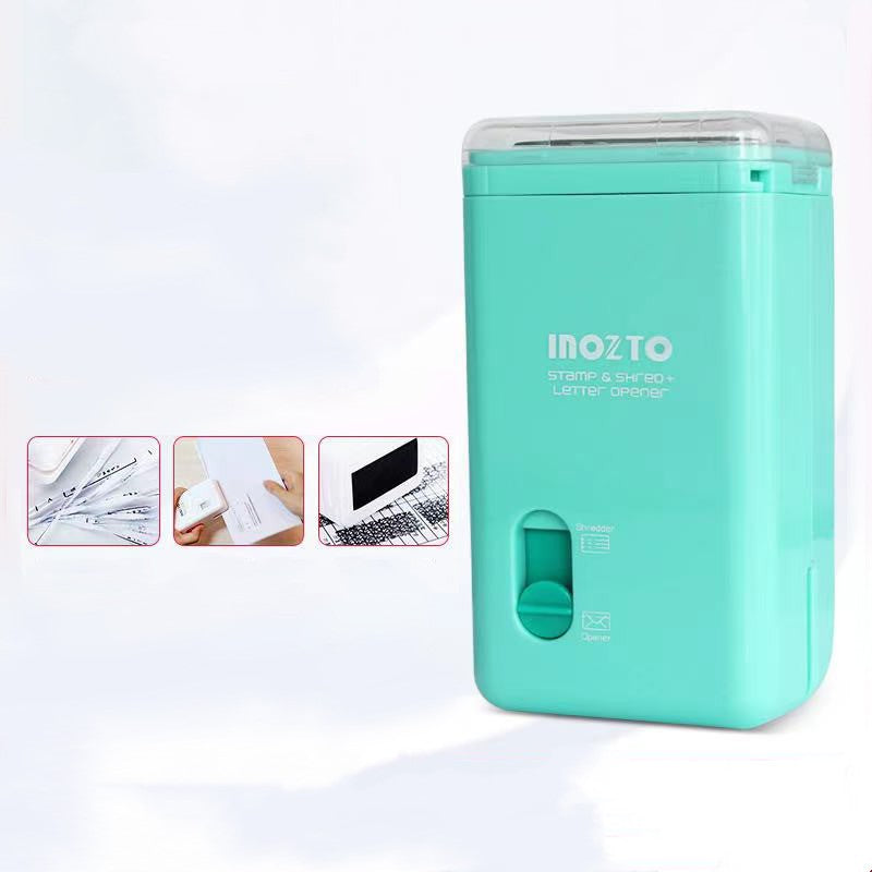 Three-In-One Mini Electric Confidential Shredder