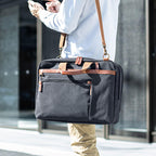 Retro Casual Crossbody Backpack With Laptop Compartment