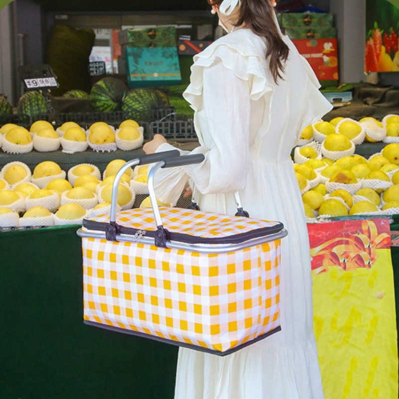 Foldable Outdoor Portable Picnic Basket