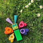 Creative Play Fun – Colorful Wooden Building Blocks