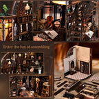 Bacchus Bookstore DIY Mini House Kit l DIY Miniature Kit