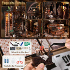 Bacchus Bookstore DIY Mini House Kit l DIY Miniature Kit