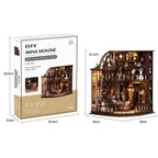 Bacchus Bookstore DIY Mini House Kit l DIY Miniature Kit