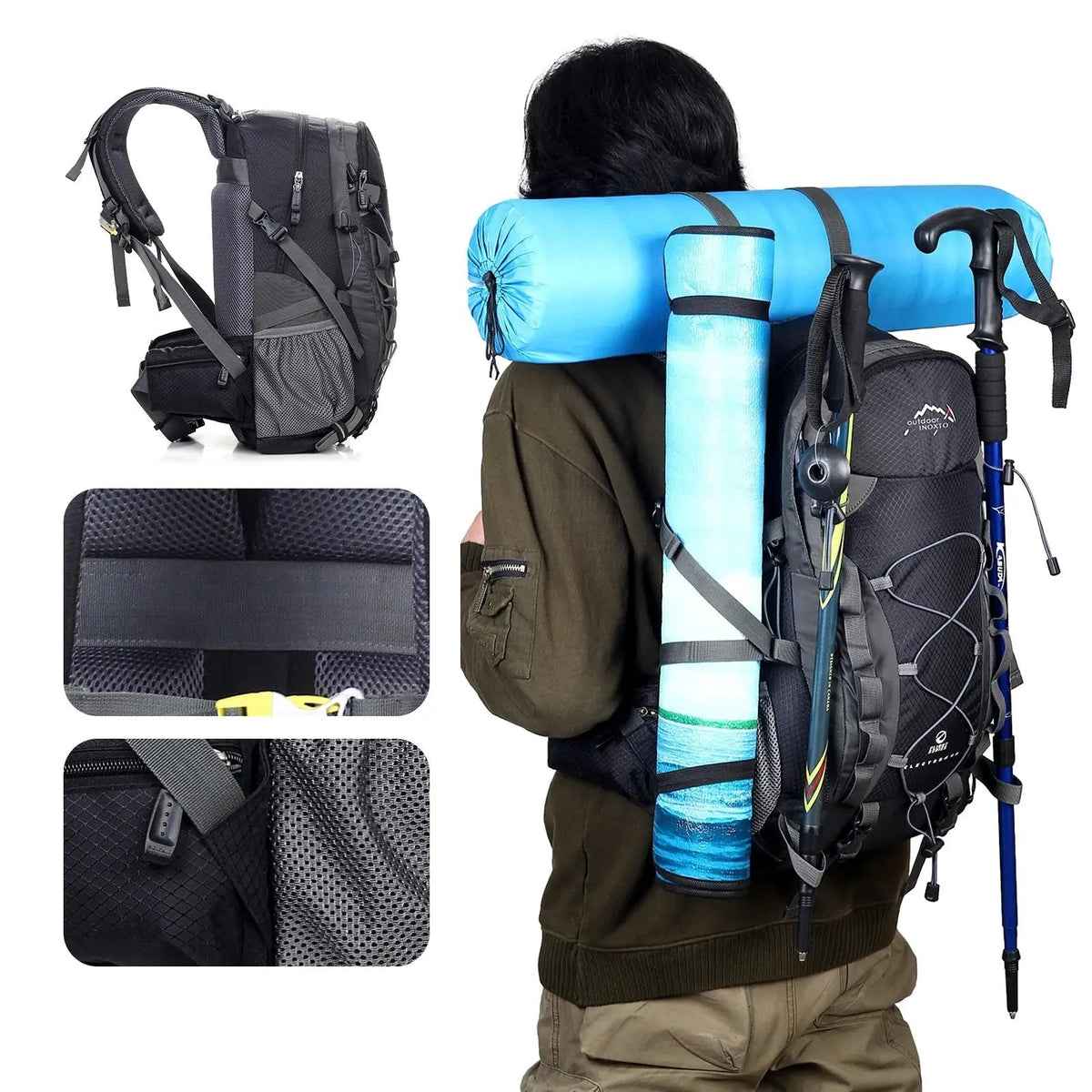 Backpack Pro - Outdoor - Trekking - Suspension system