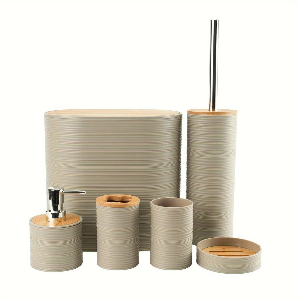Bathroom Set 6-piece | Elegant Accessories for Your Bath