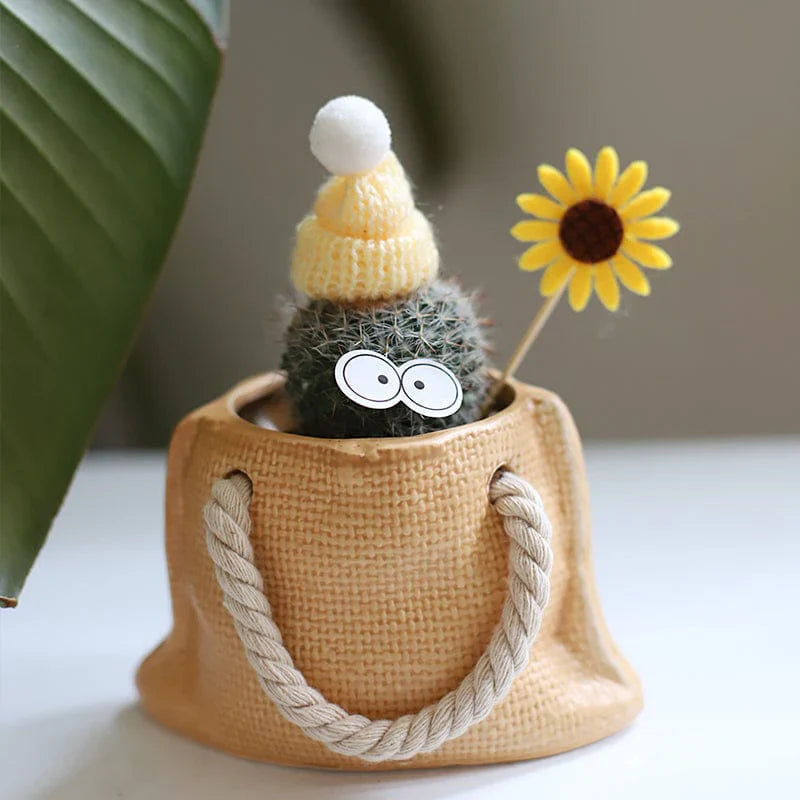 Bag shape plant pots