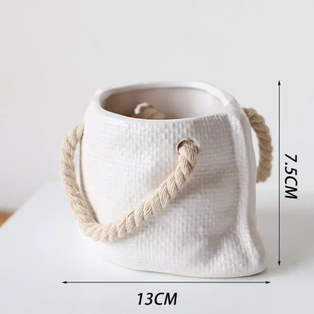 Bag shape plant pots
