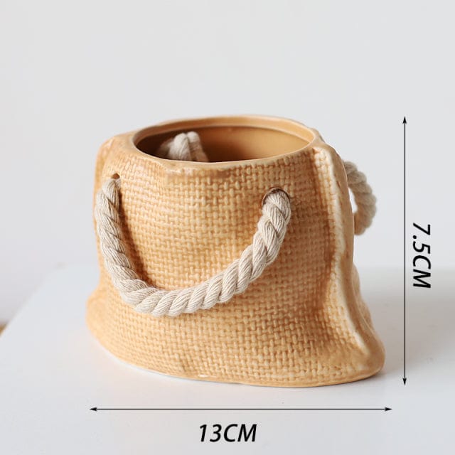 Bag shape plant pots
