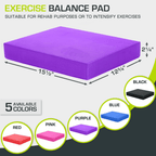 Anti-Slip Foam Mat for Yoga, Balance & Stability