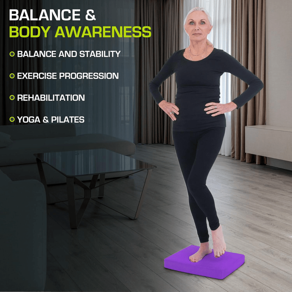 Anti-Slip Foam Mat for Yoga, Balance & Stability