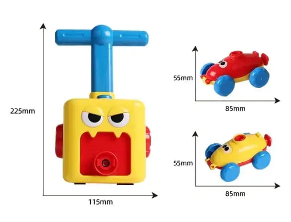 Balloon Racing Car Experiment Set for playful physics experience