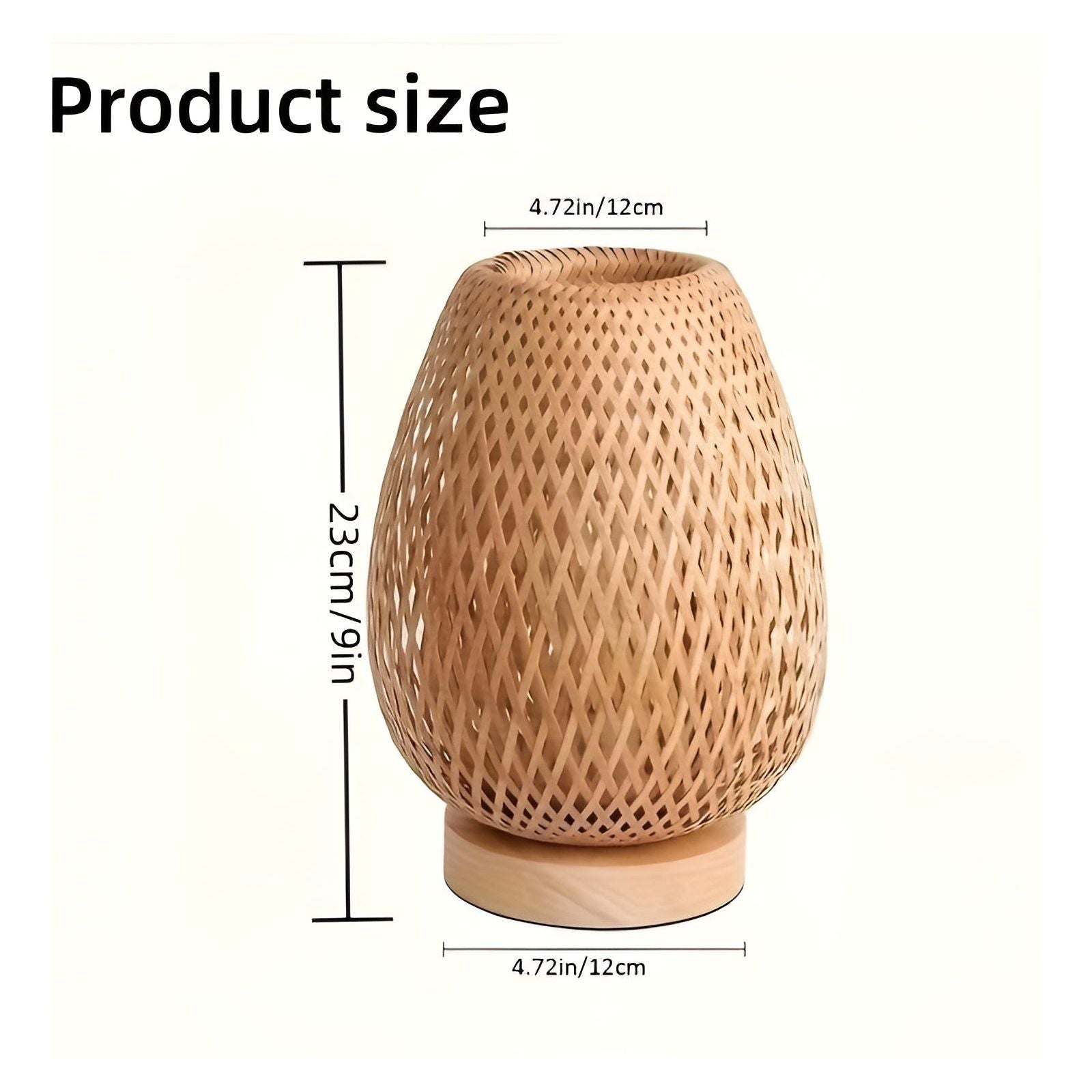 Aura Lamp - Bamboo USB-powered Table Lamp for the Bedroom