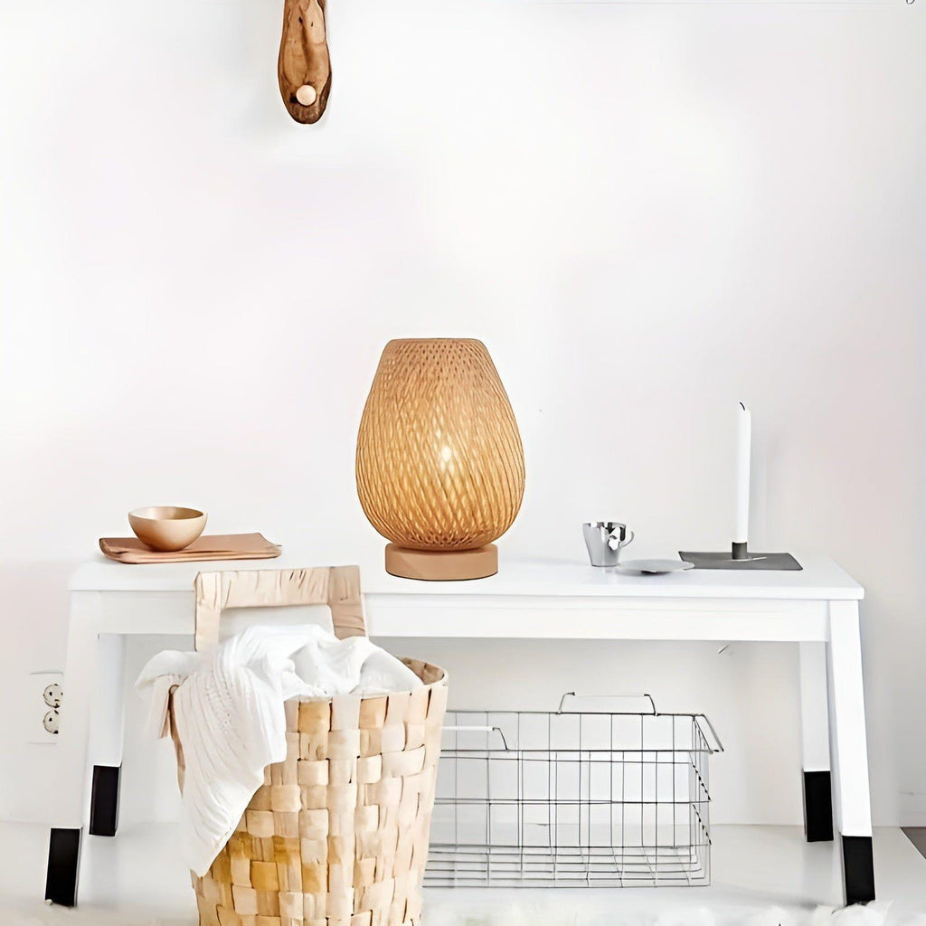 Aura Lamp - Bamboo USB-powered Table Lamp for the Bedroom