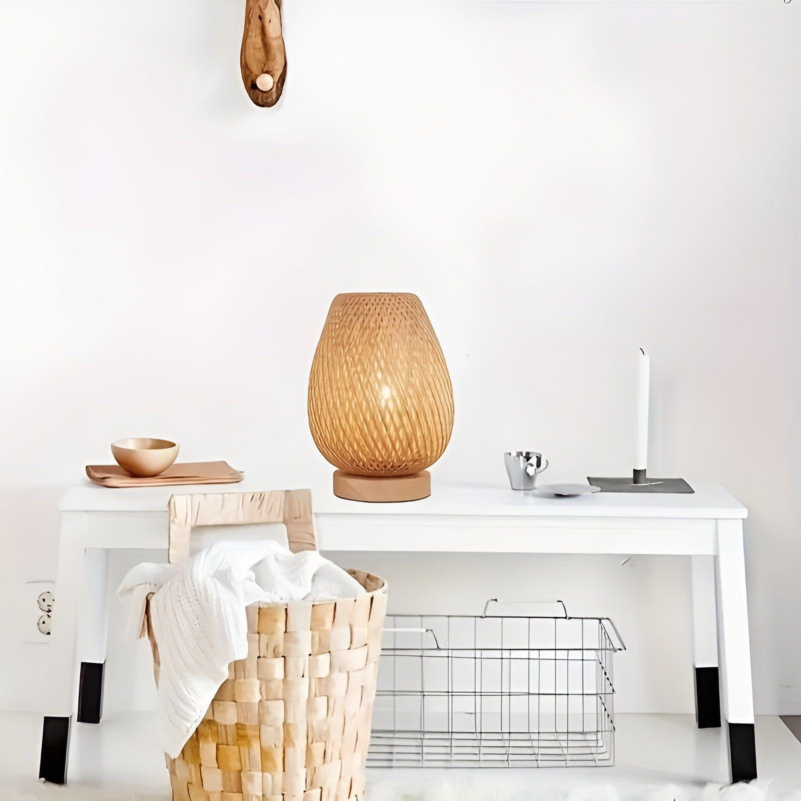 Aura Lamp - Bamboo USB-powered Table Lamp for the Bedroom