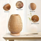 Aura Lamp - Bamboo USB-powered Table Lamp for the Bedroom