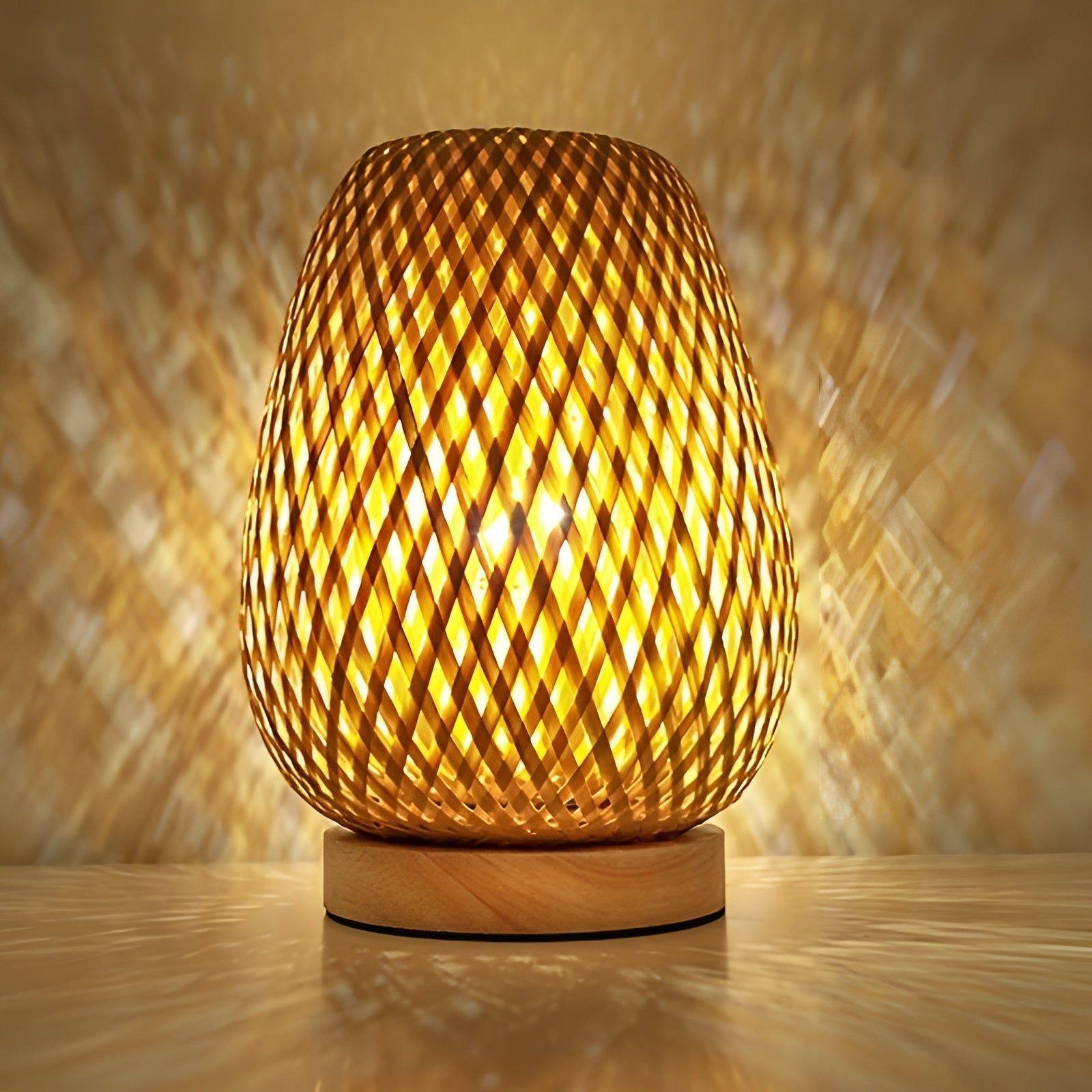 Aura Lamp - Bamboo USB-powered Table Lamp for the Bedroom