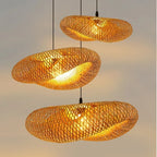 Bamboo Pendant Light | Handmade Hanging Lamp for Dining Room