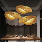 Bamboo Pendant Light | Handmade Hanging Lamp for Dining Room